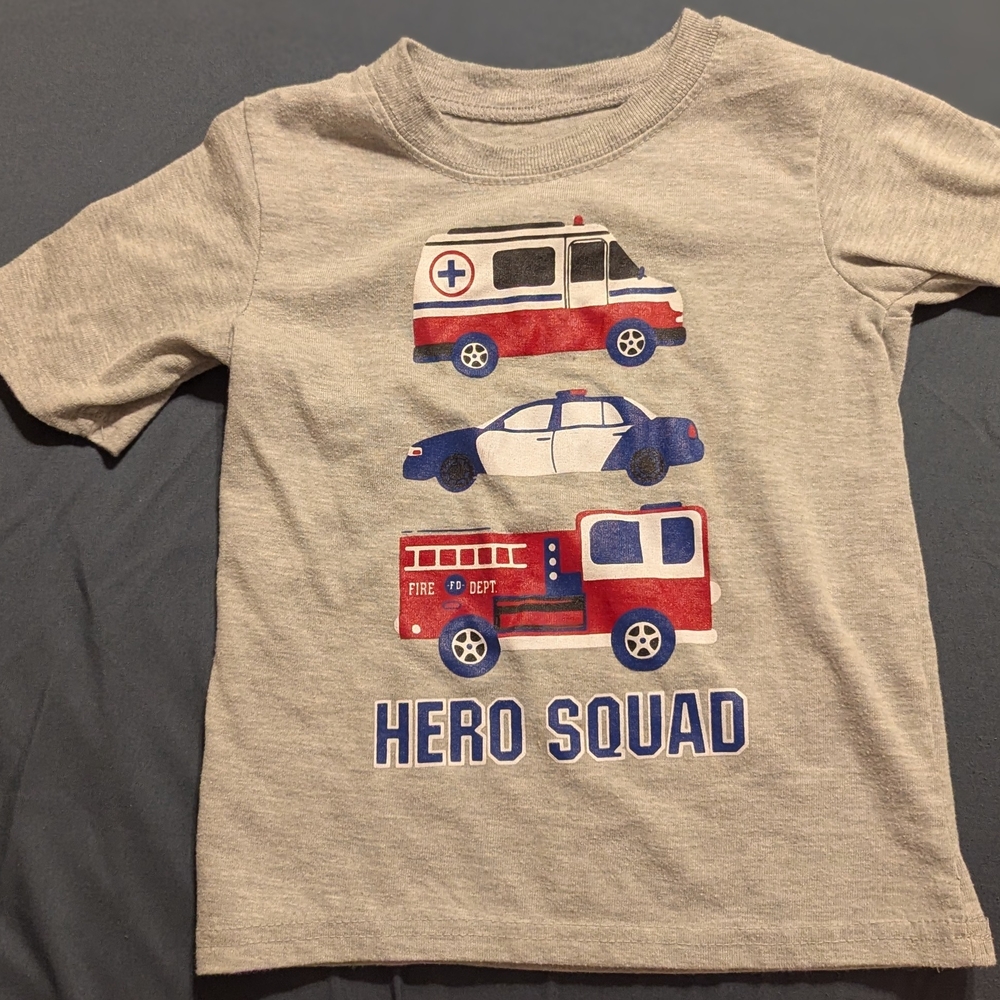 Swiggles Gray and Red Emergency Vehicles Toy Set